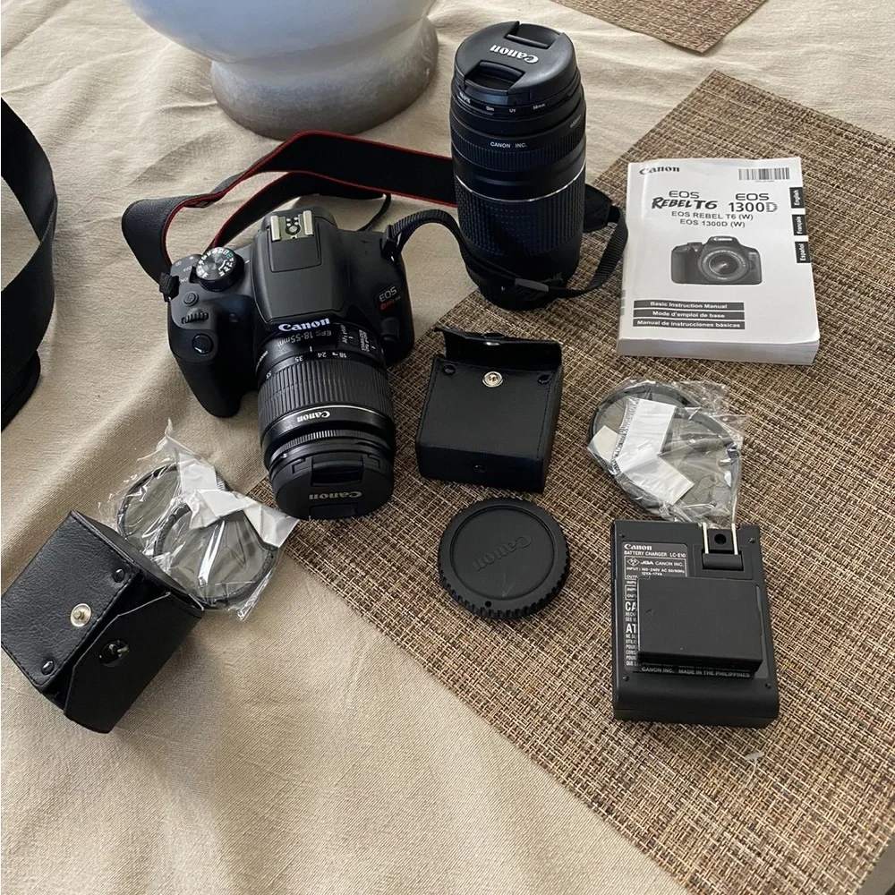 Canon EOS 1500D DSLR Camera Kit with Black Finish